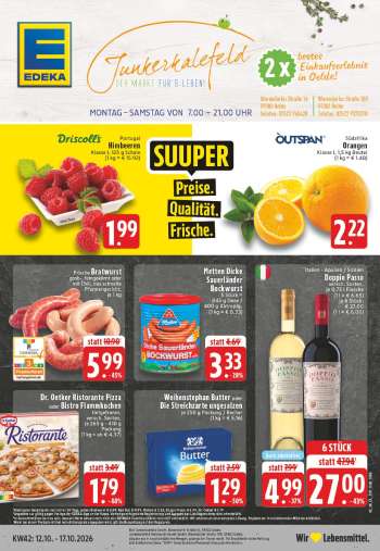 Prospekte Edeka - 12.10.2026 - 17.10.2026.