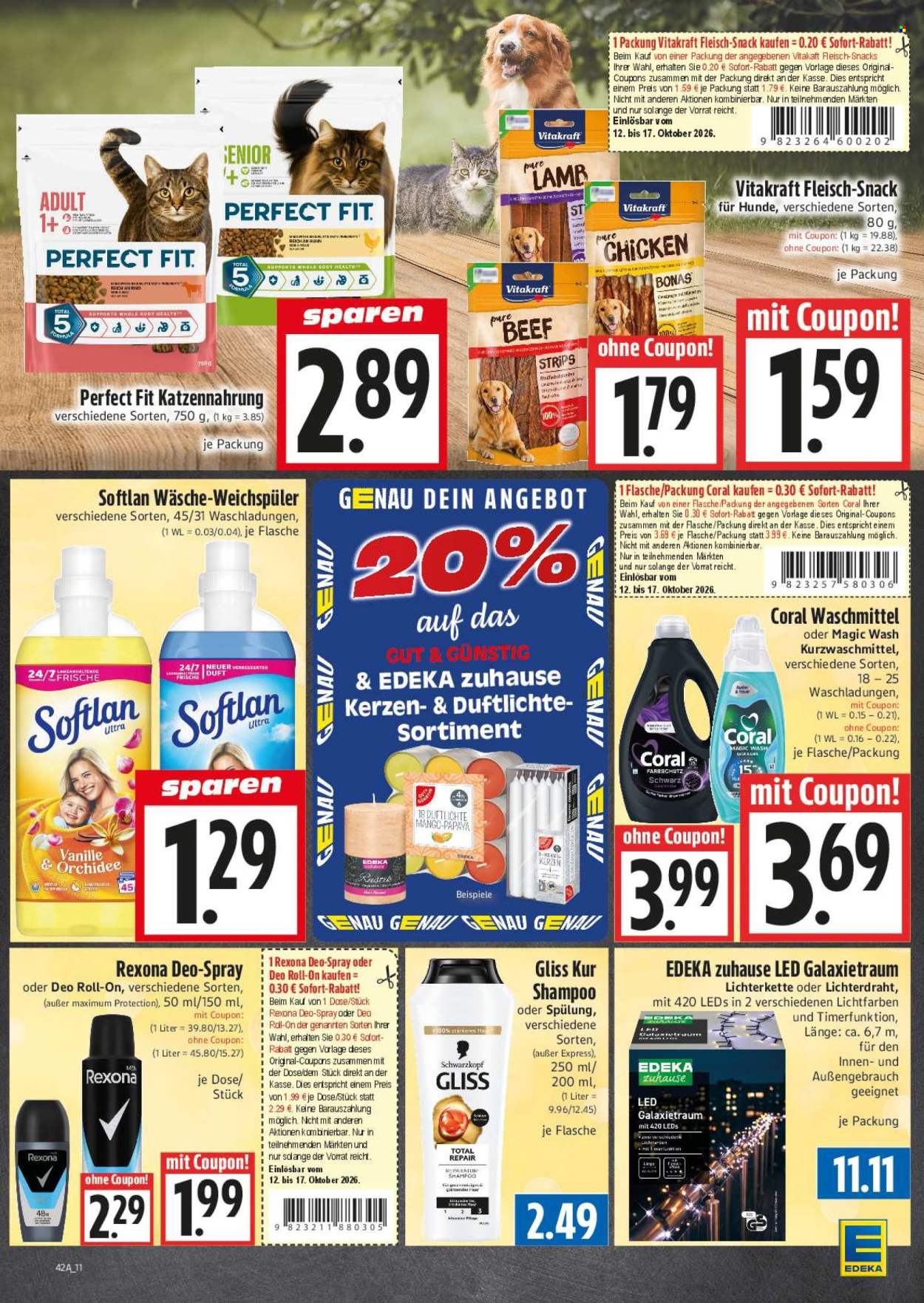 Leták Edeka - 12.10.2026 - 17.10.2026. Strana 11