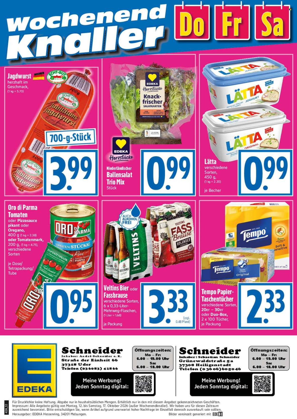Leták Edeka - 12.10.2026 - 17.10.2026. Strana 12