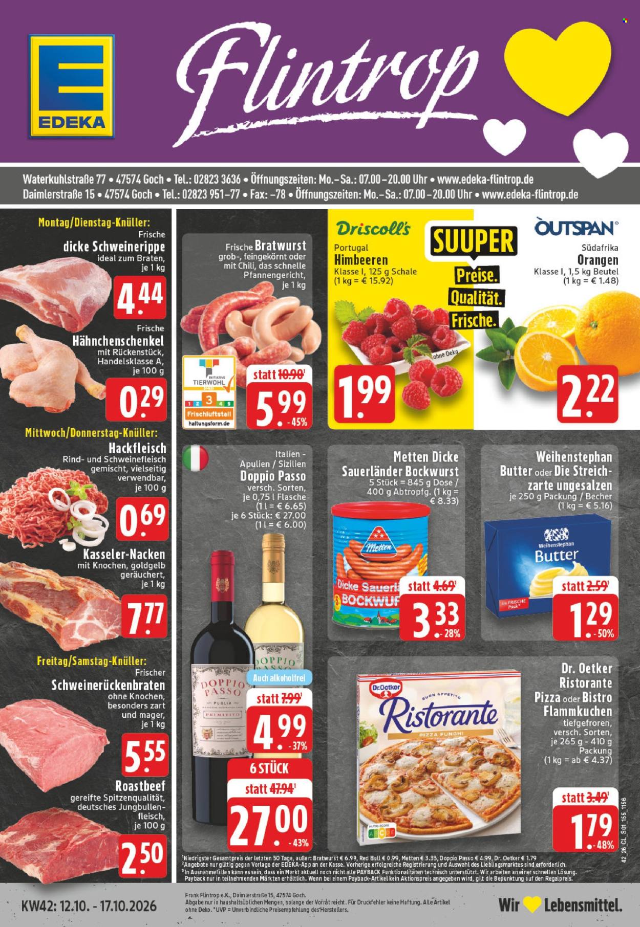 Leták Edeka - 12.10.2026 - 17.10.2026. Strana 1