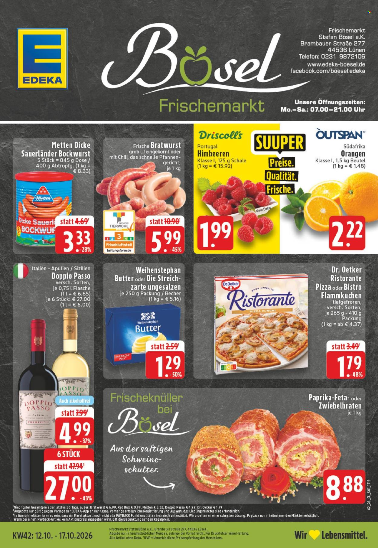 Leták Edeka - 12.10.2026 - 17.10.2026. Strana 1