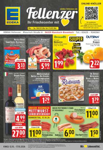 Prospekte Edeka - 12.10.2026 - 17.10.2026.