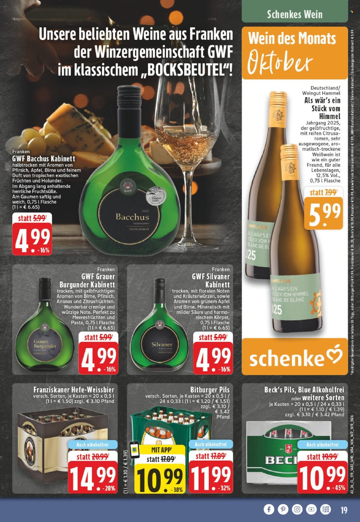 Leták Edeka - 12.10.2026 - 17.10.2026. Strana 19
