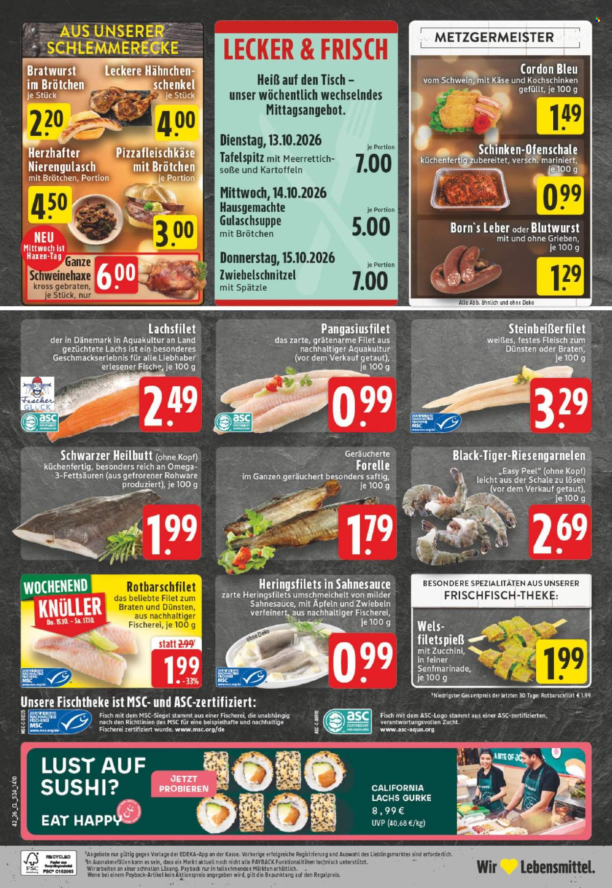 Leták Edeka - 12.10.2026 - 17.10.2026. Strana 28