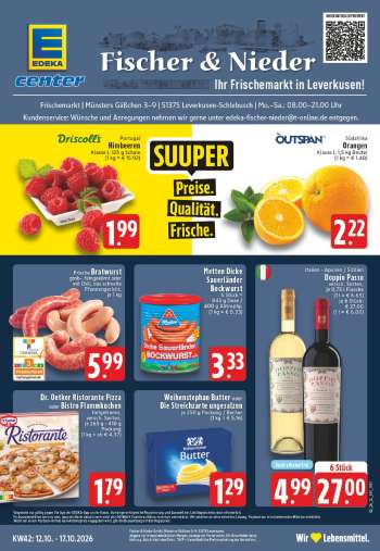 Prospekte Edeka - 12.10.2026 - 17.10.2026.