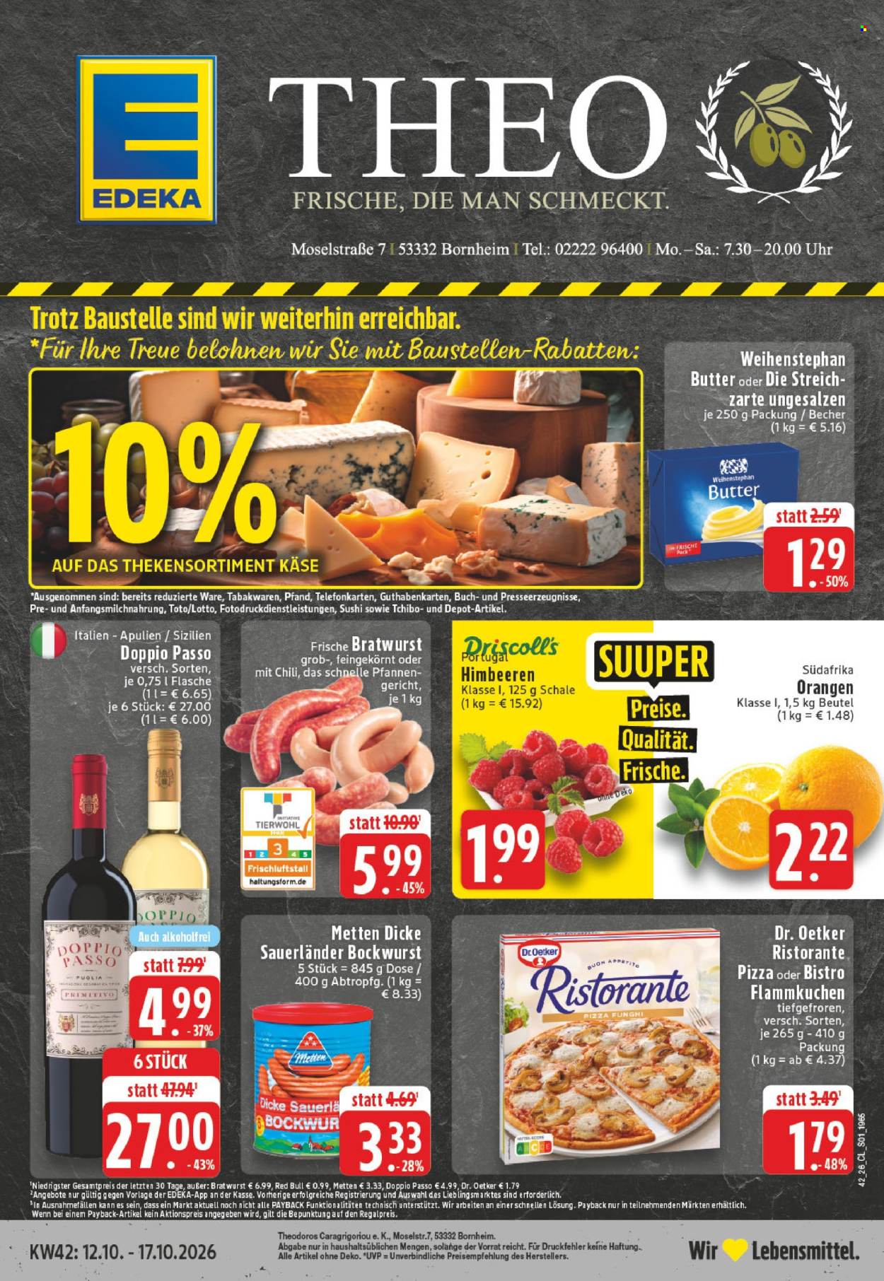 Leták Edeka - 12.10.2026 - 17.10.2026. Strana 1