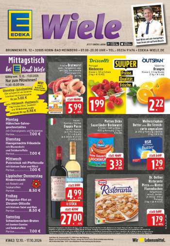 Prospekte Edeka - 12.10.2026 - 17.10.2026.