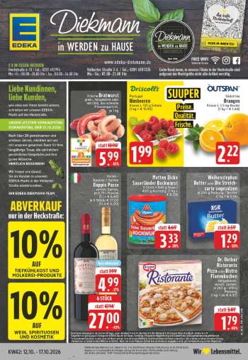 Prospekte Edeka - 12.10.2026 - 17.10.2026.
