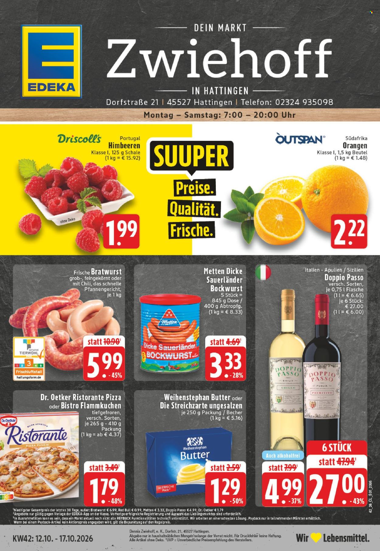 Leták Edeka - 12.10.2026 - 17.10.2026. Strana 1