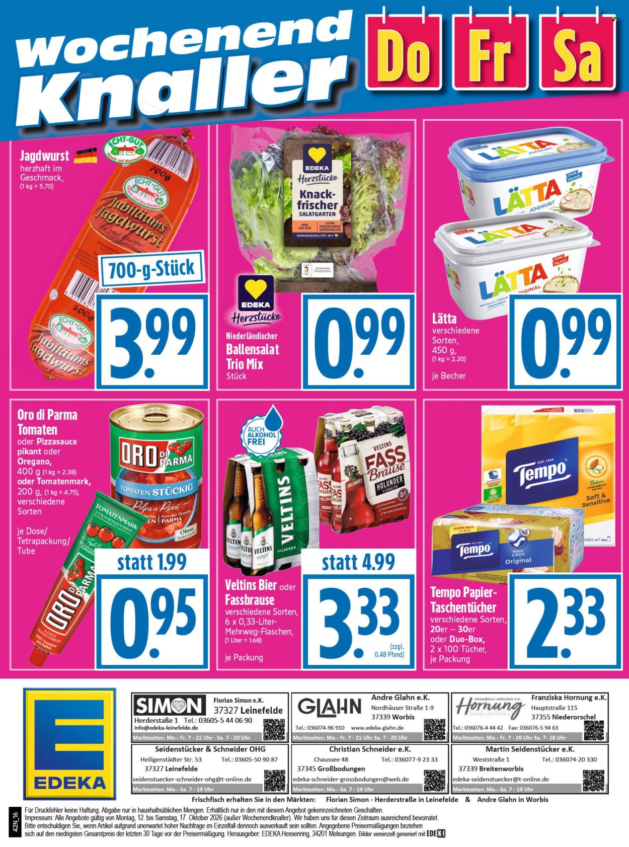 Leták Edeka - 12.10.2026 - 17.10.2026. Strana 16