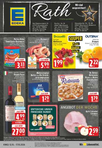 Prospekte Edeka - 12.10.2026 - 17.10.2026.