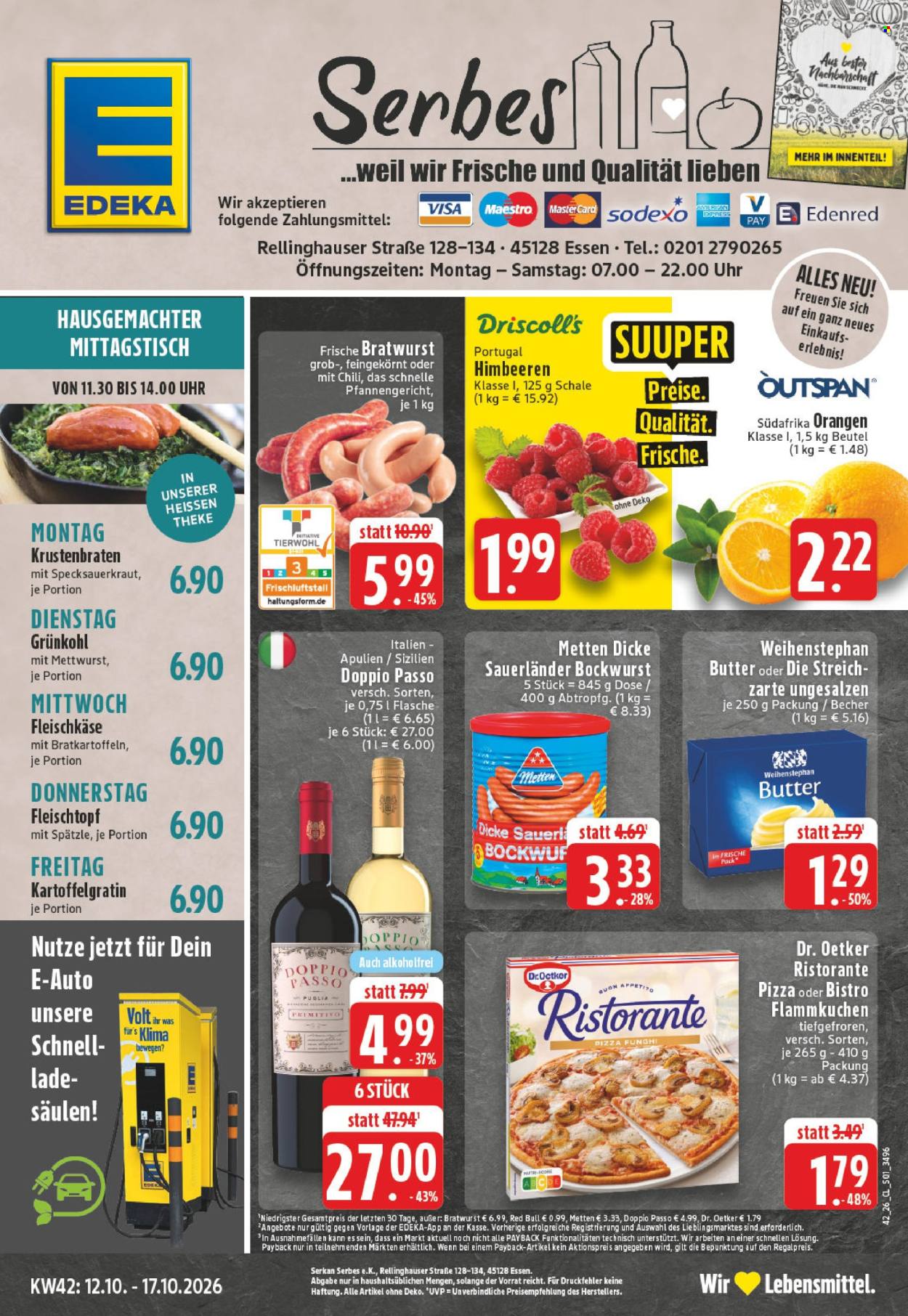 Leták Edeka - 12.10.2026 - 17.10.2026. Strana 1