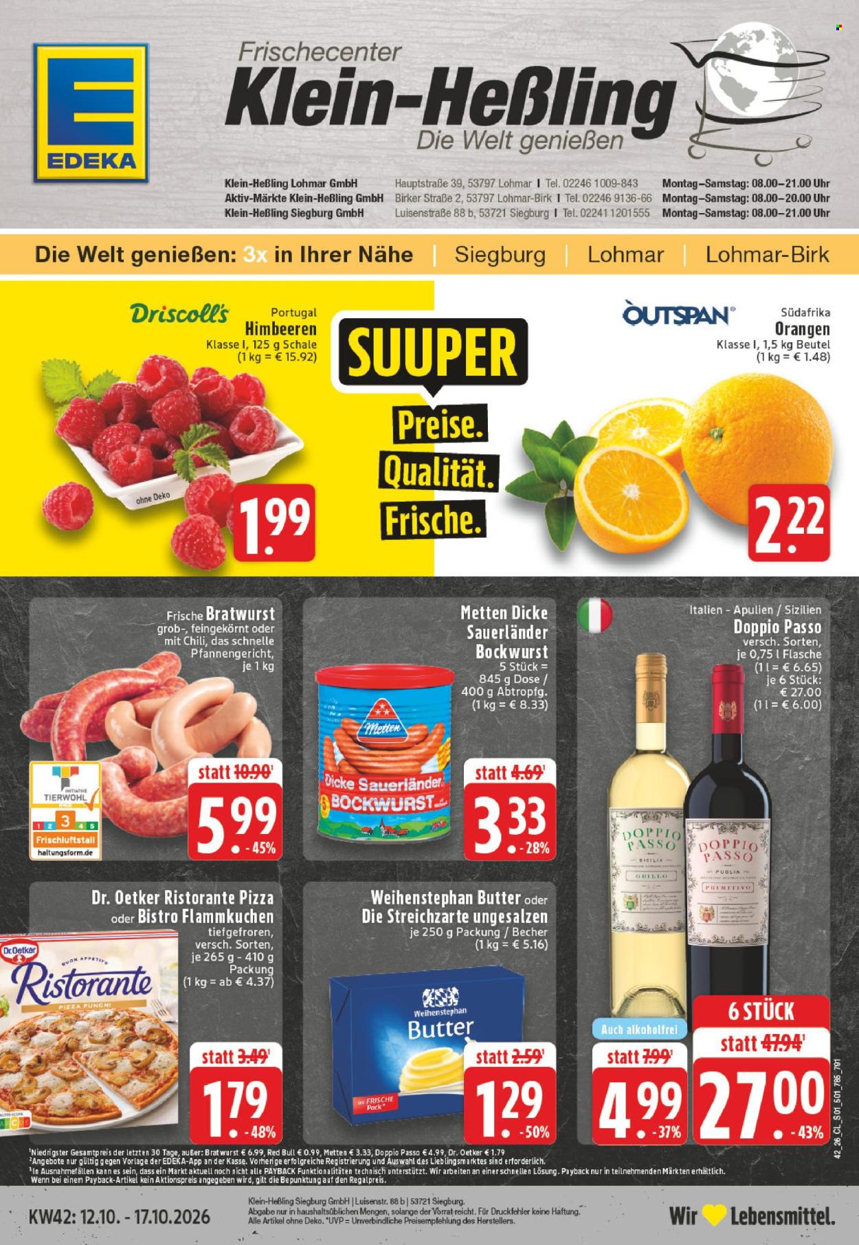 Leták Edeka - 12.10.2026 - 17.10.2026. Strana 1