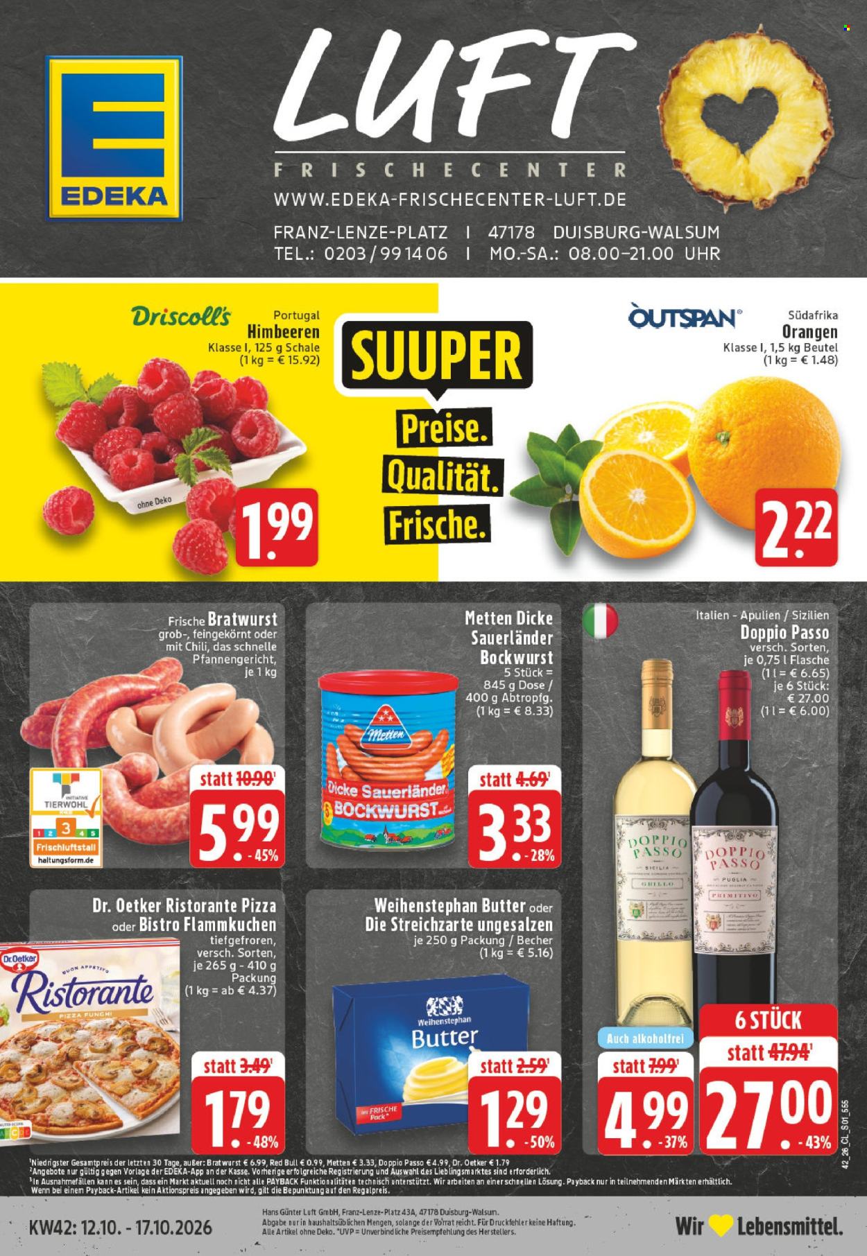 Leták Edeka - 12.10.2026 - 17.10.2026. Strana 1