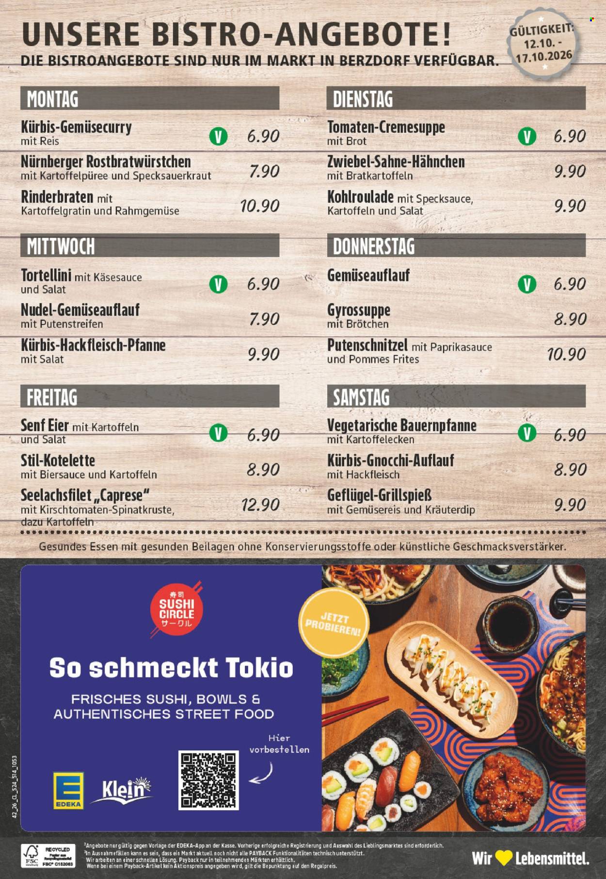 Leták Edeka - 12.10.2026 - 17.10.2026. Strana 28