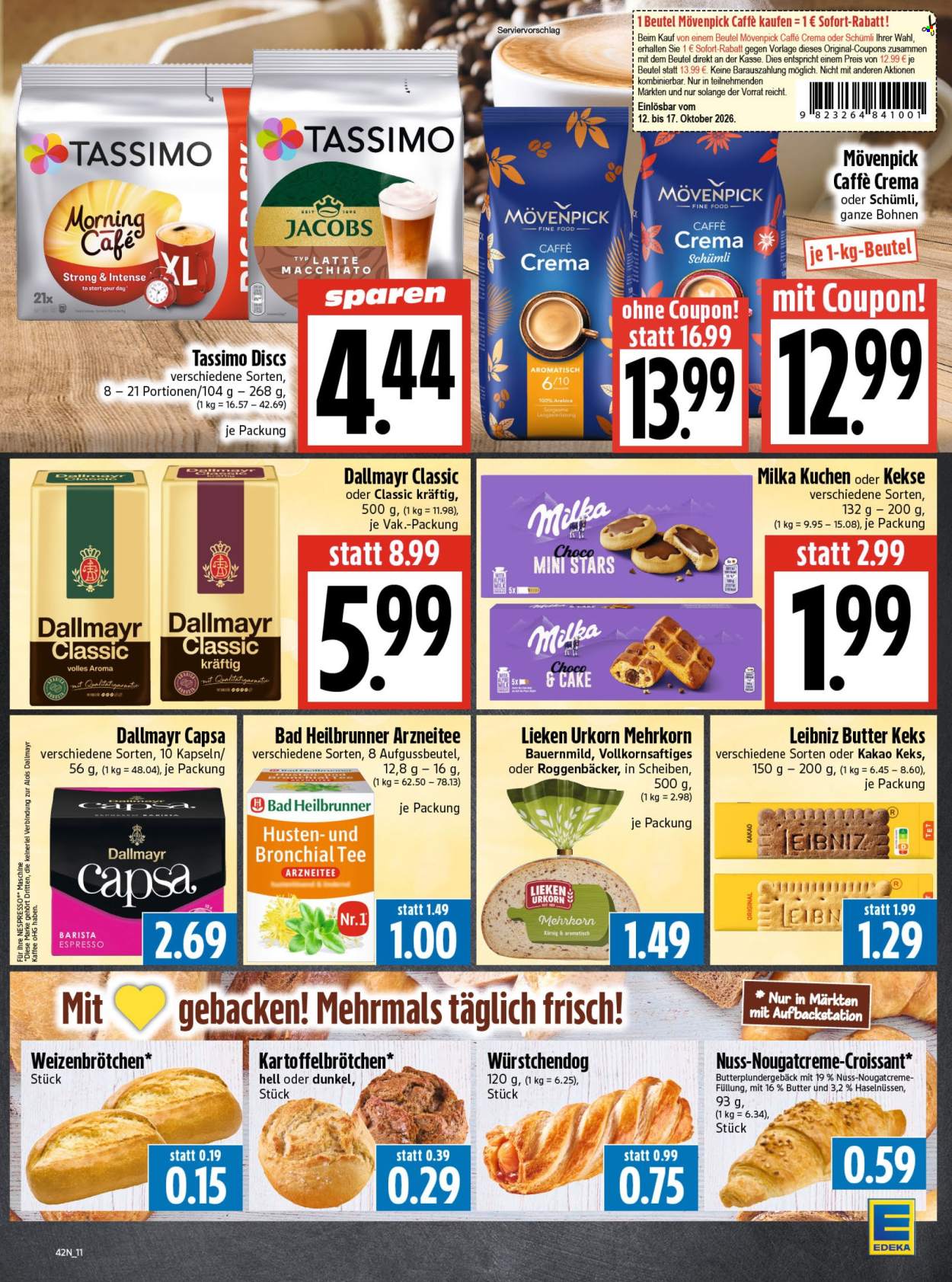 Leták Edeka - 12.10.2026 - 17.10.2026. Strana 11