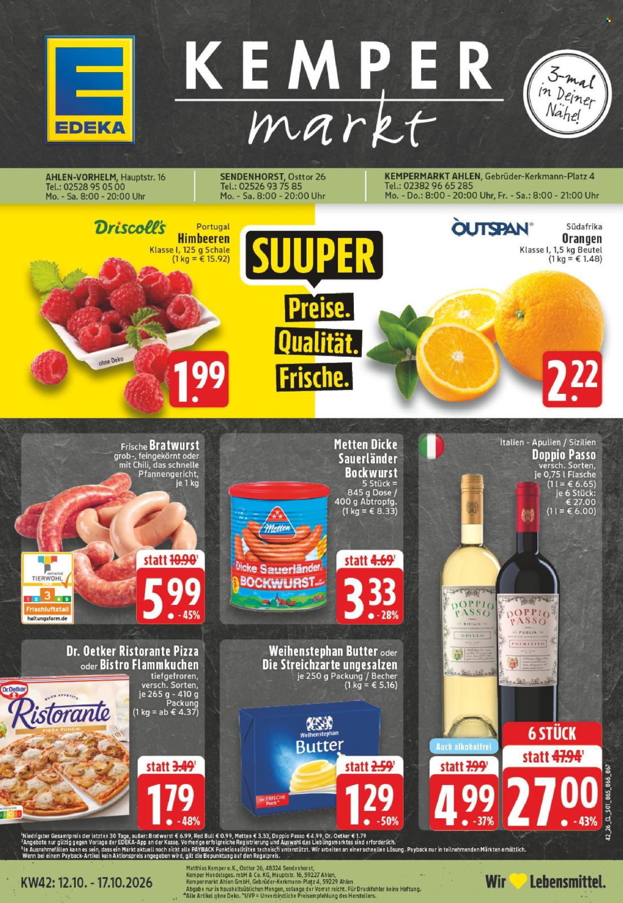 Leták Edeka - 12.10.2026 - 17.10.2026. Strana 1