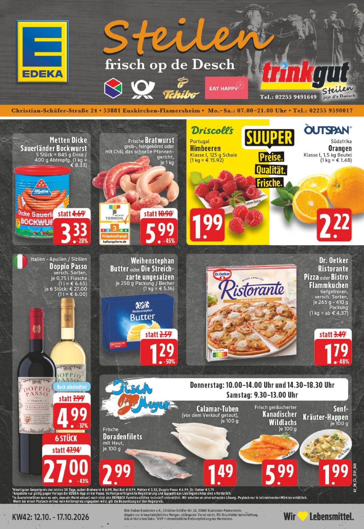 Leták Edeka - 12.10.2026 - 17.10.2026. Strana 1