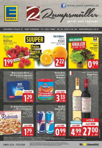 Prospekte Edeka - 12.10.2026 - 17.10.2026.
