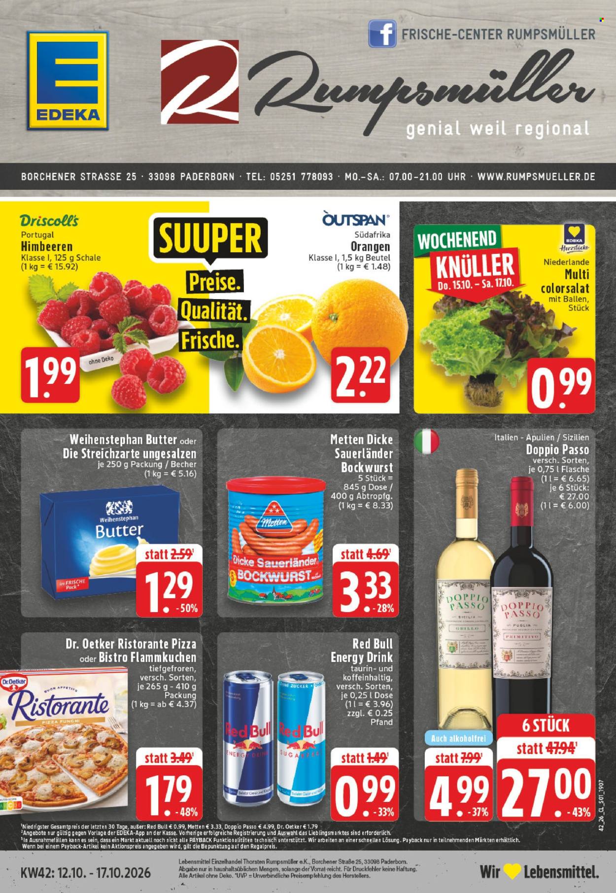 Leták Edeka - 12.10.2026 - 17.10.2026. Strana 1