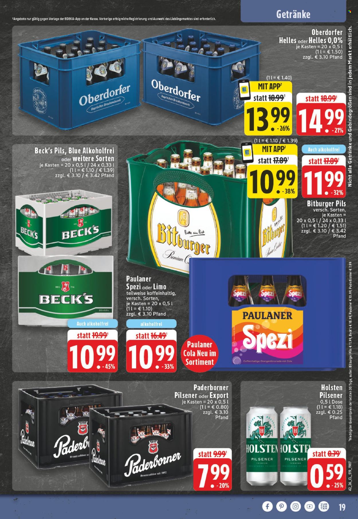 Leták Edeka - 12.10.2026 - 17.10.2026. Strana 19