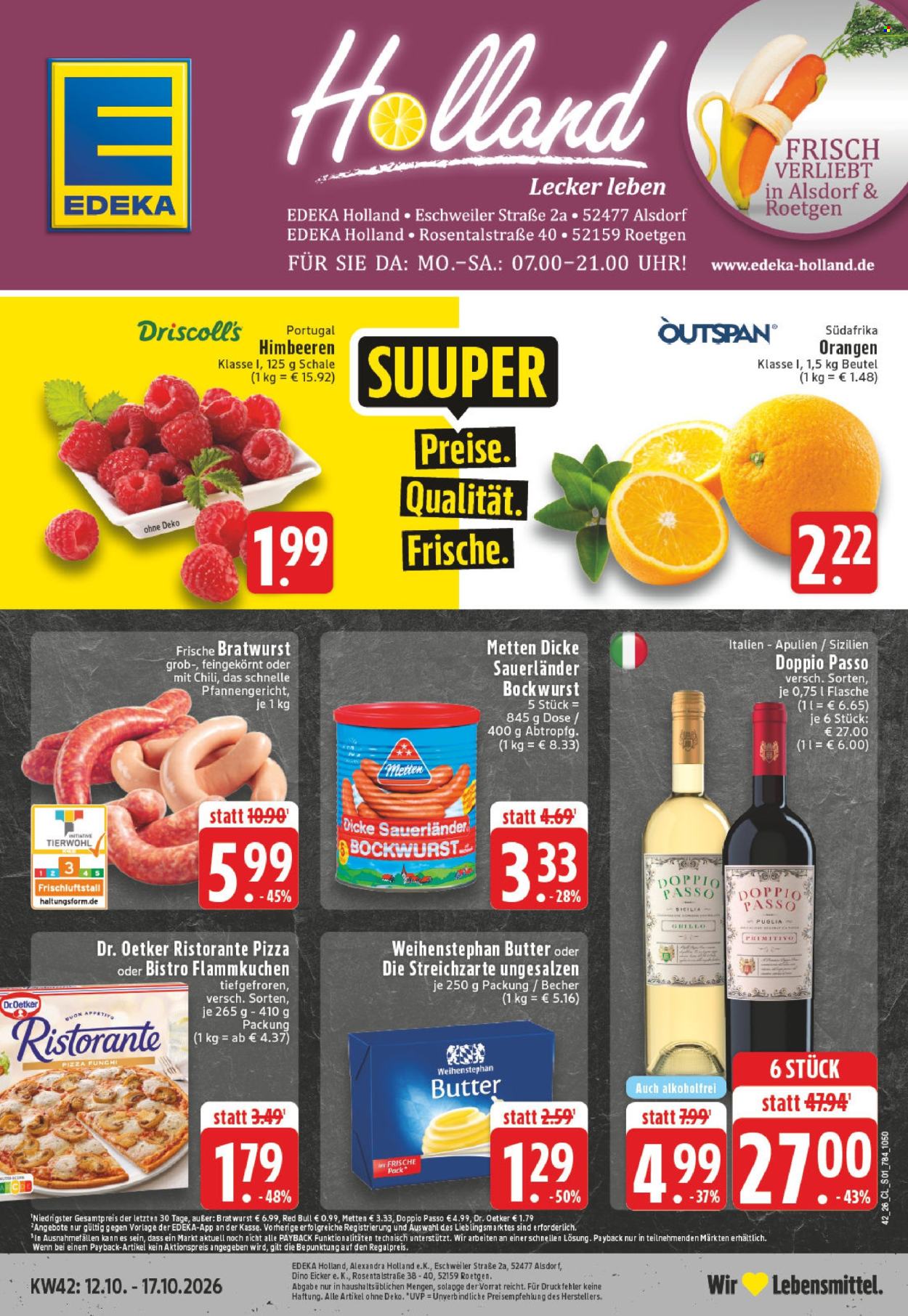 Leták Edeka - 12.10.2026 - 17.10.2026. Strana 1