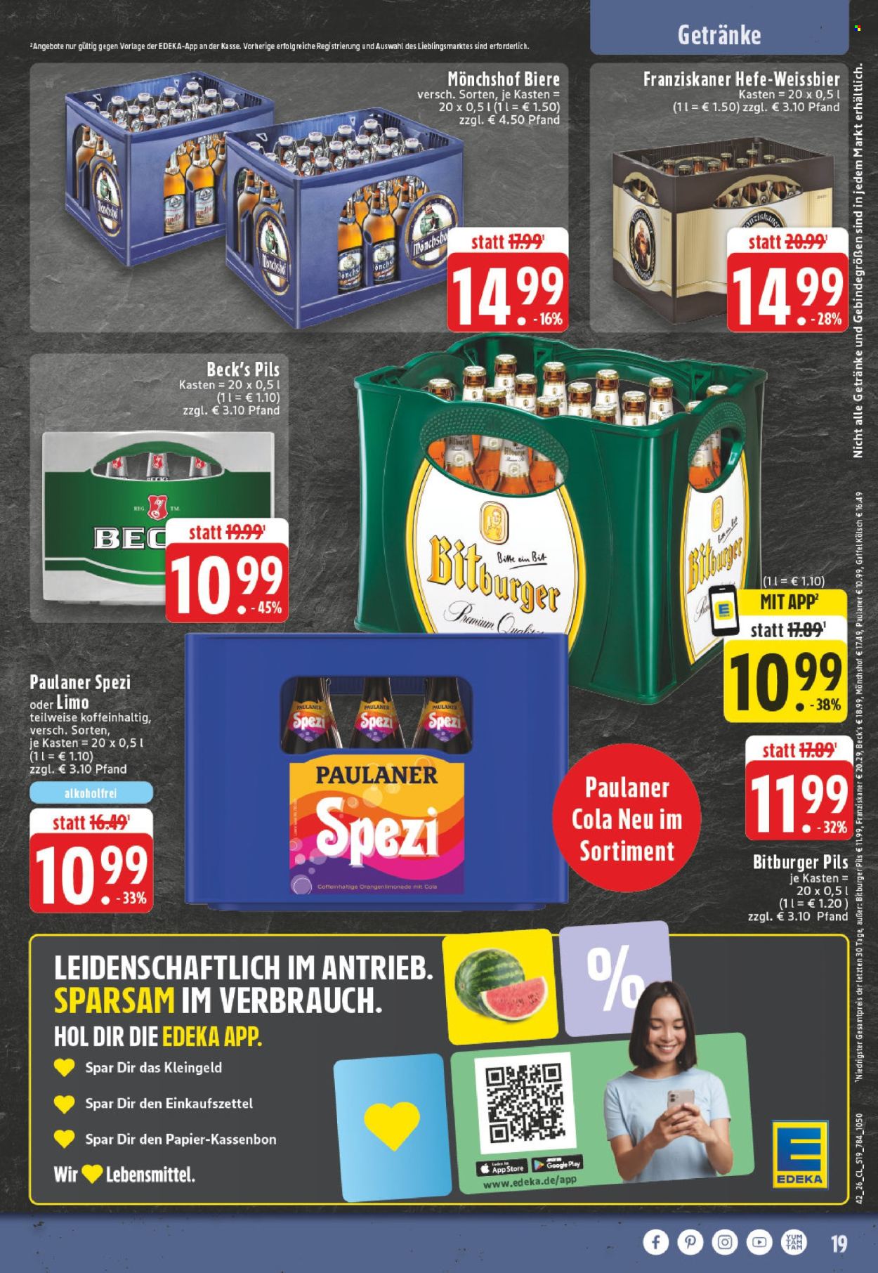 Leták Edeka - 12.10.2026 - 17.10.2026. Strana 19