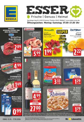 Prospekte Edeka - 12.10.2026 - 17.10.2026.