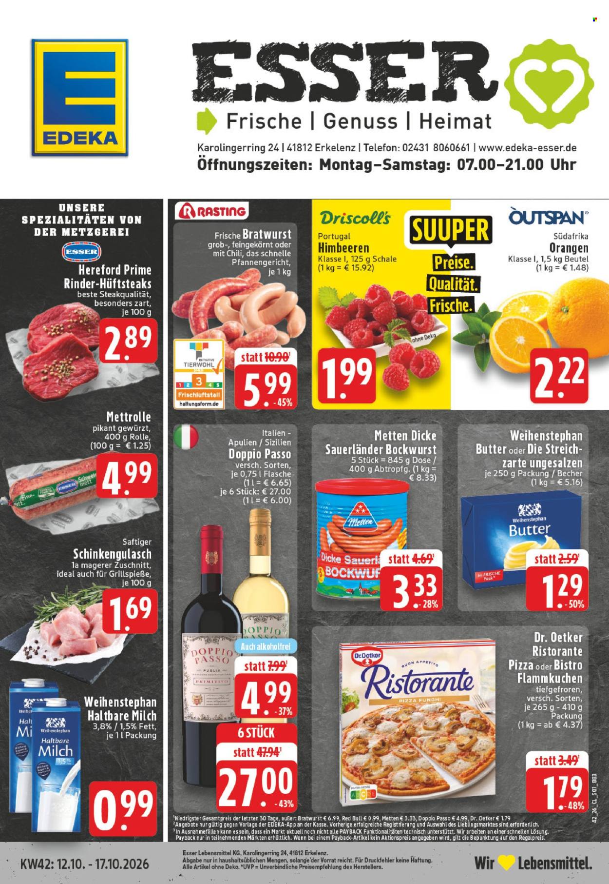 Leták Edeka - 12.10.2026 - 17.10.2026. Strana 1