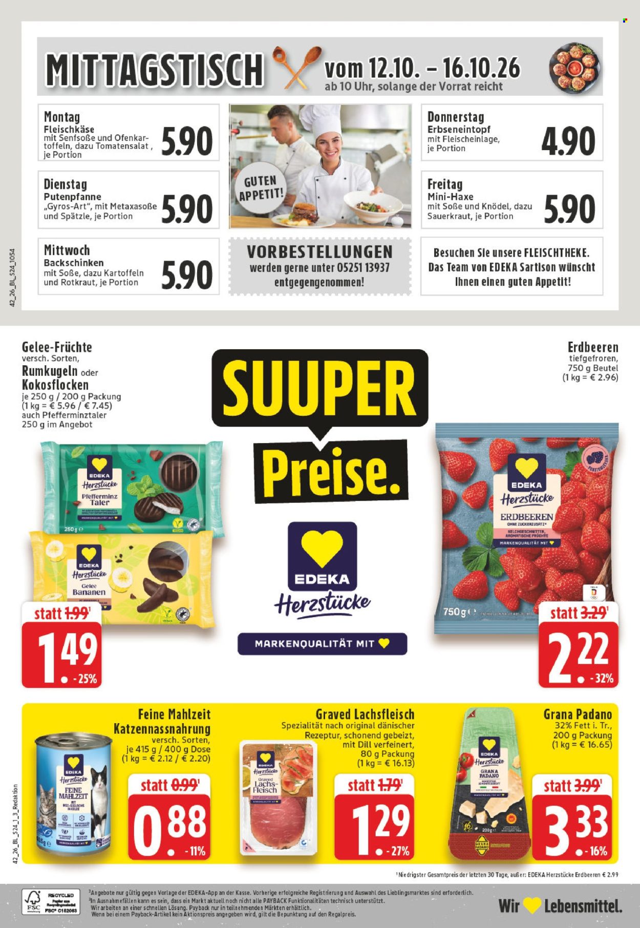 Leták Edeka - 12.10.2026 - 17.10.2026. Strana 28