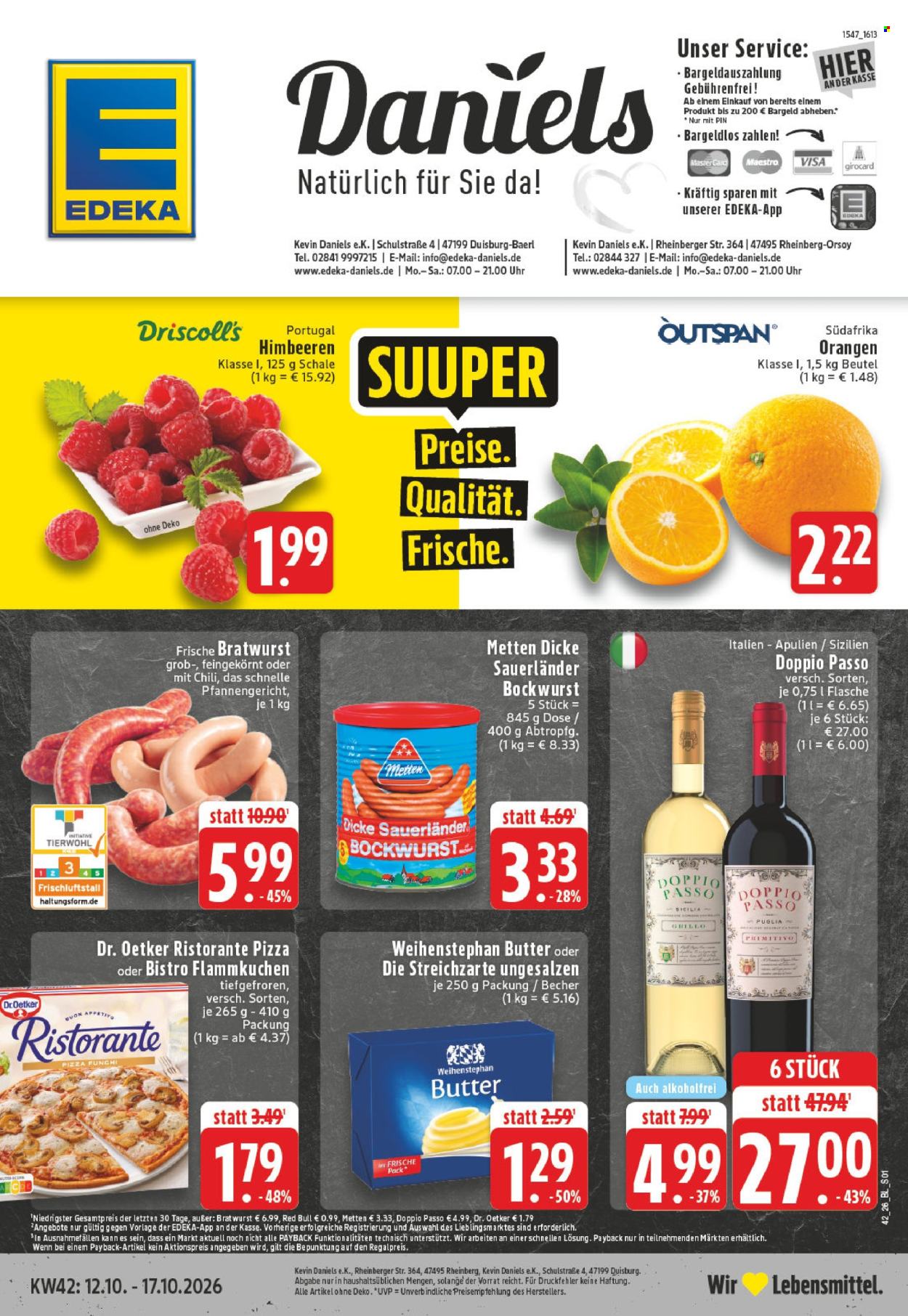 Leták Edeka - 12.10.2026 - 17.10.2026. Strana 1