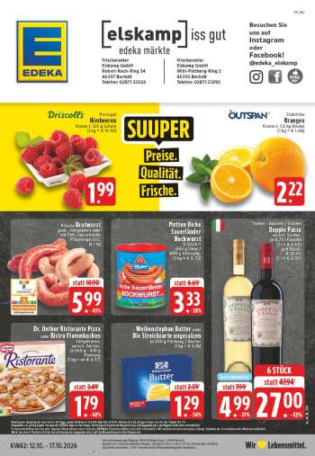 Prospekte Edeka - 12.10.2026 - 17.10.2026.