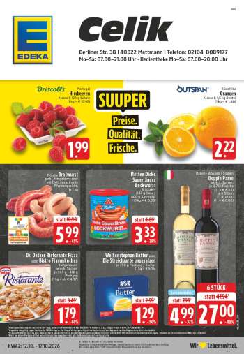 Prospekte Edeka - 12.10.2026 - 17.10.2026.