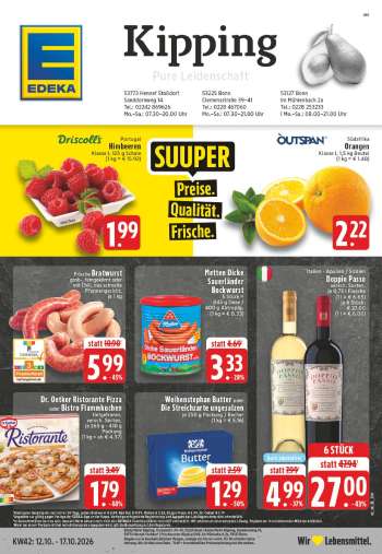 Prospekte Edeka - 12.10.2026 - 17.10.2026.