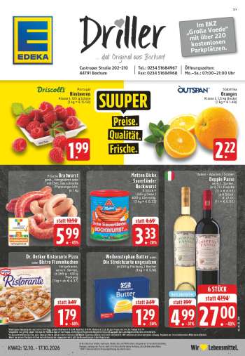 Prospekte Edeka - 12.10.2026 - 17.10.2026.