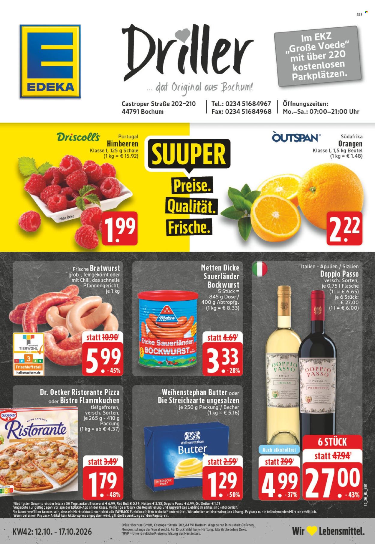 Leták Edeka - 12.10.2026 - 17.10.2026. Strana 1