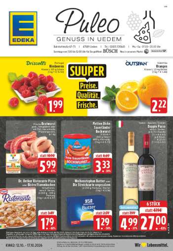 Prospekte Edeka - 12.10.2026 - 17.10.2026.