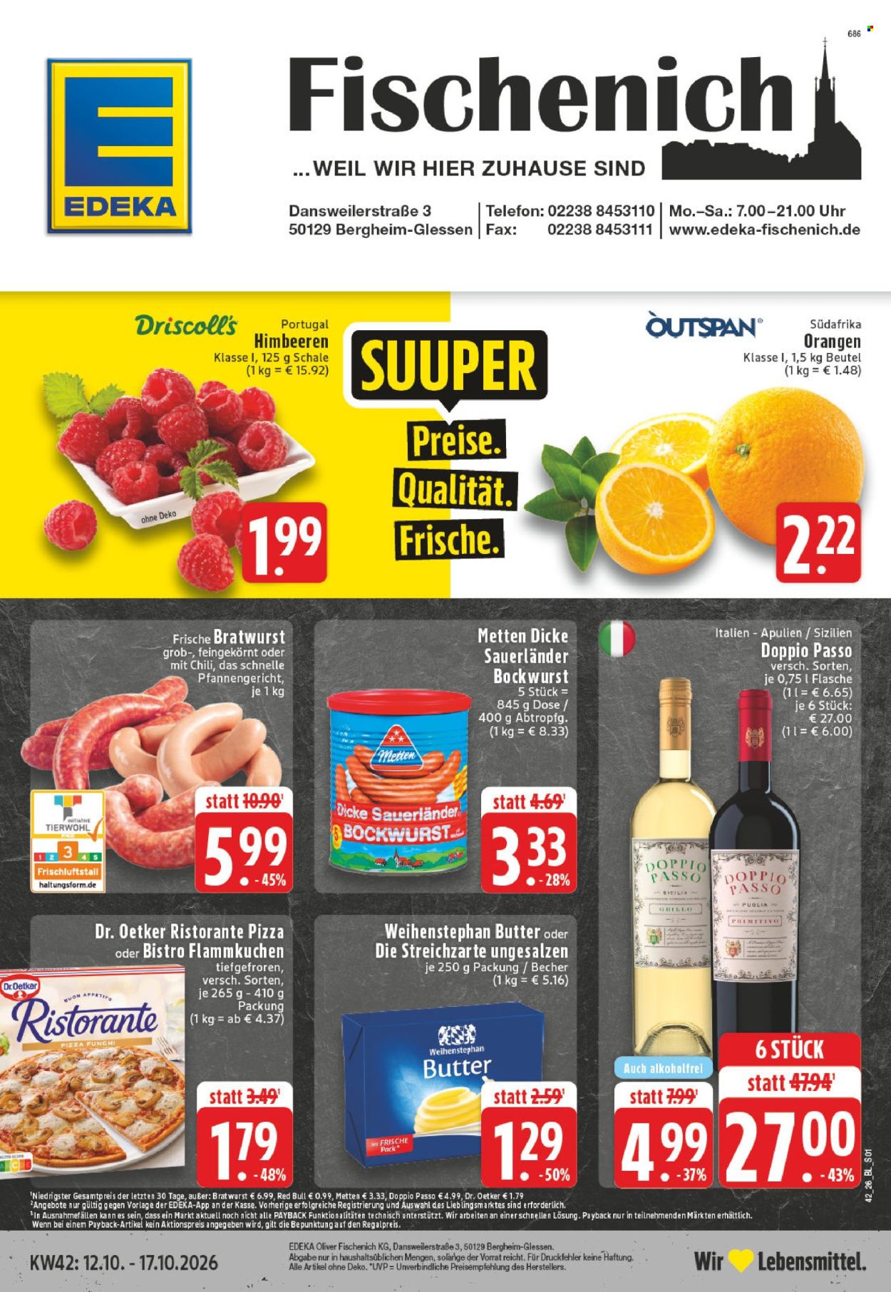 Leták Edeka - 12.10.2026 - 17.10.2026. Strana 1