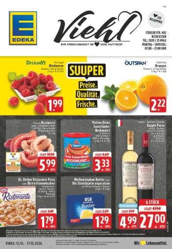 Prospekte Edeka - 12.10.2026 - 17.10.2026.