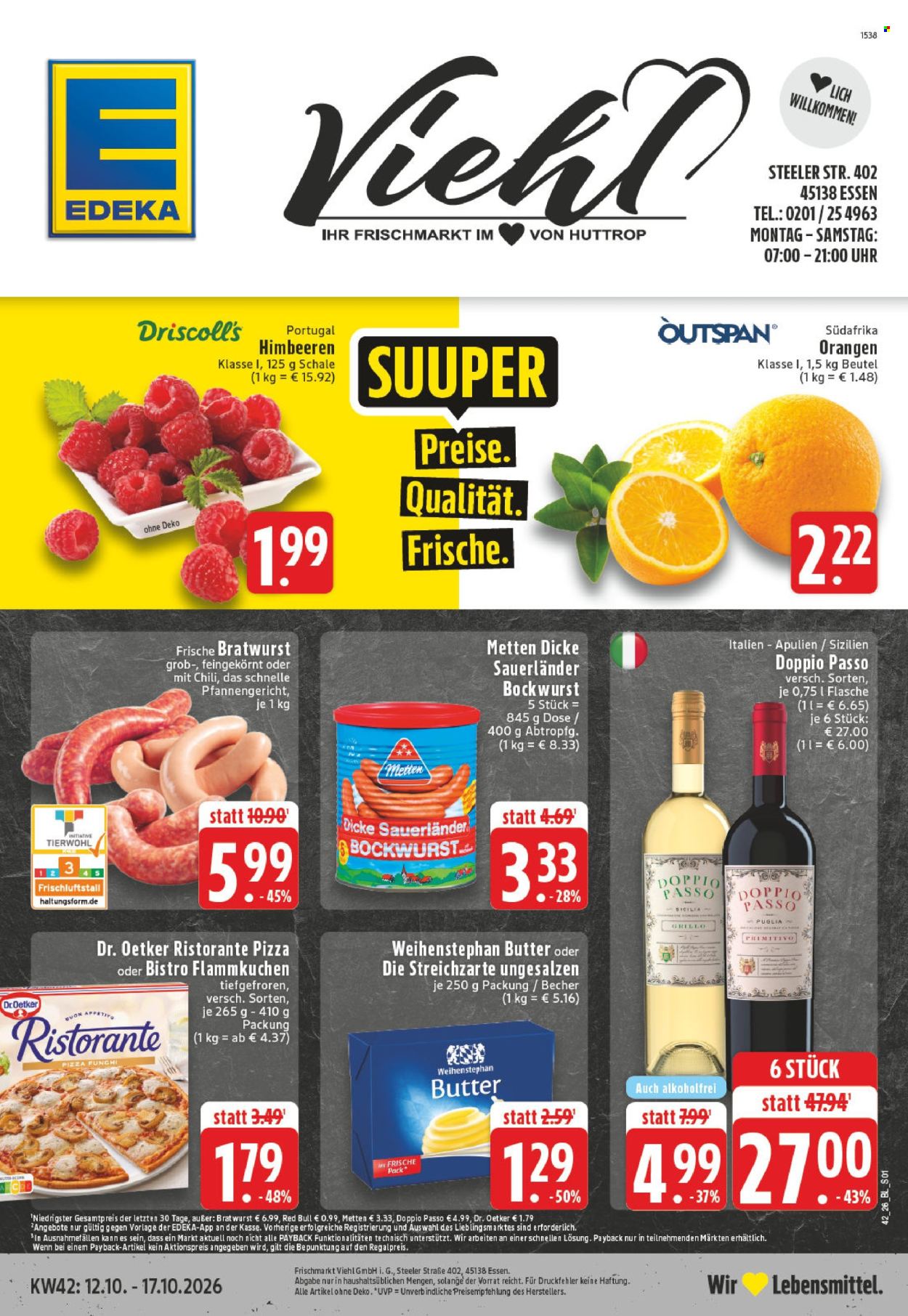 Leták Edeka - 12.10.2026 - 17.10.2026. Strana 1