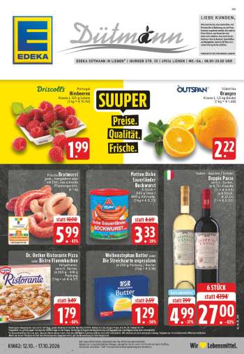 Prospekte Edeka - 12.10.2026 - 17.10.2026.