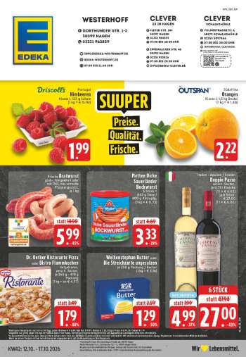 Prospekte Edeka - 12.10.2026 - 17.10.2026.