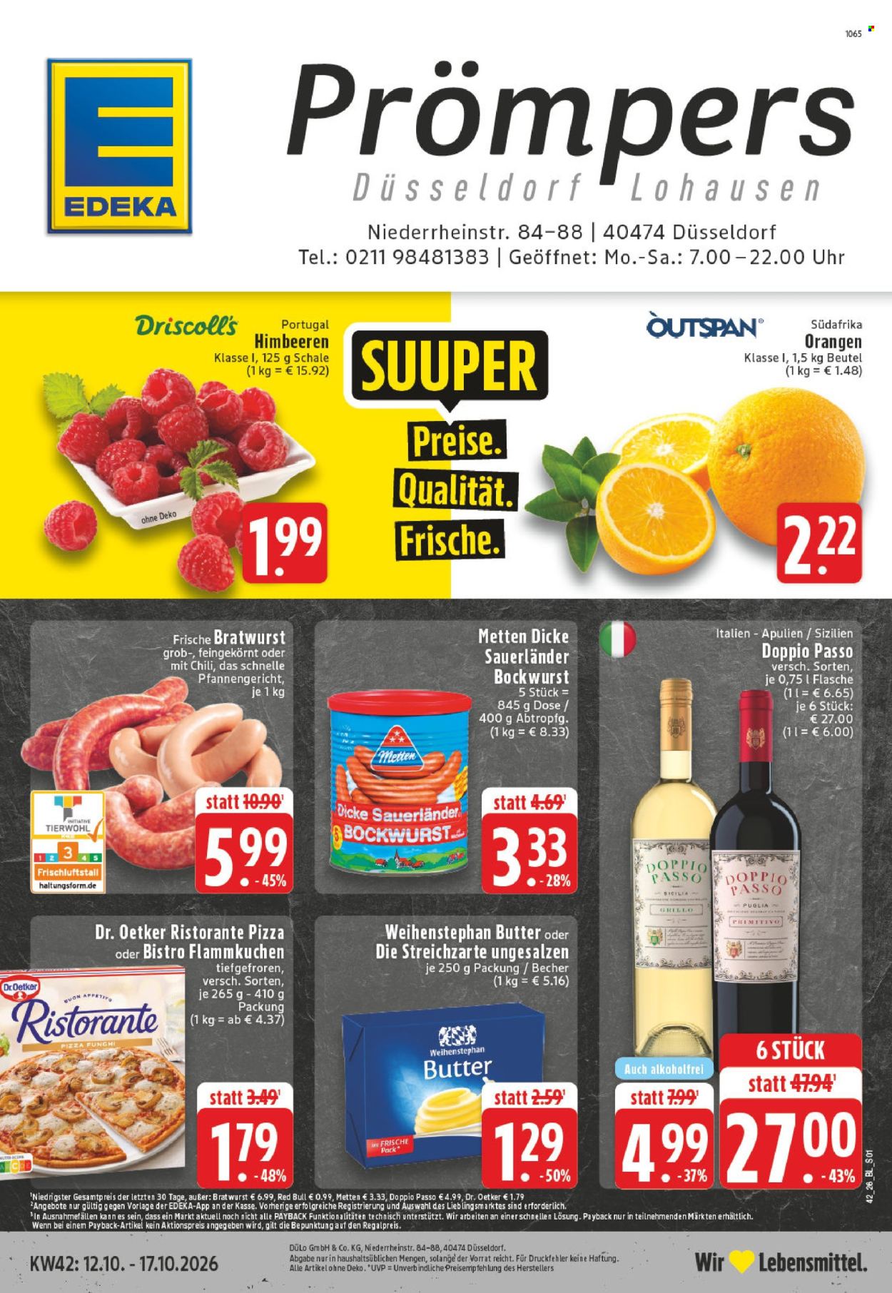 Leták Edeka - 12.10.2026 - 17.10.2026. Strana 1
