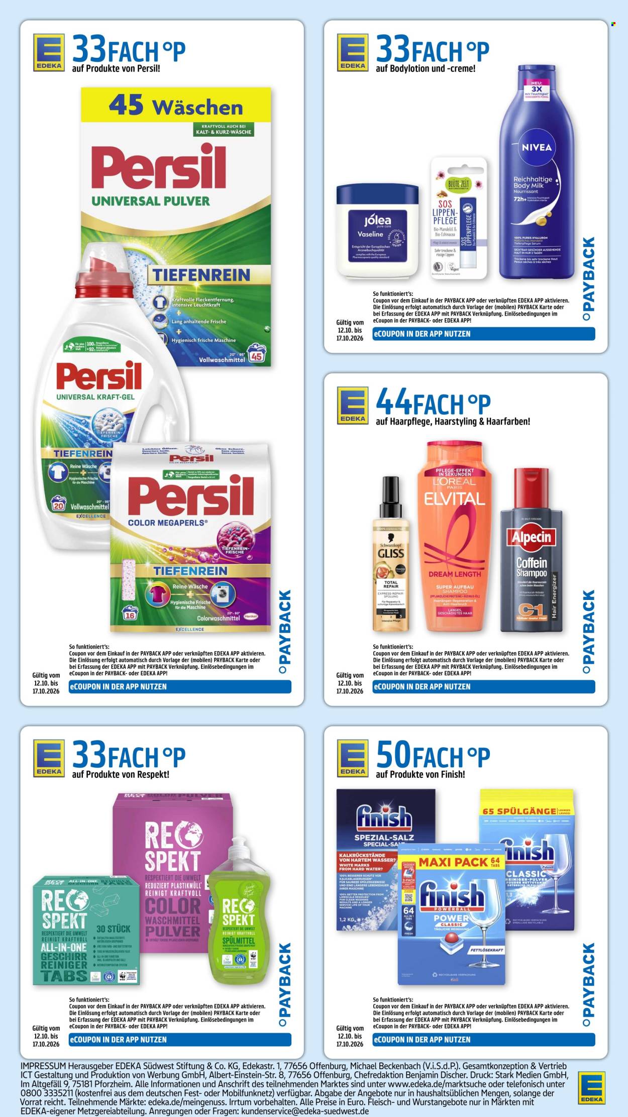 Leták Edeka - 12.10.2026 - 17.10.2026. Strana 45