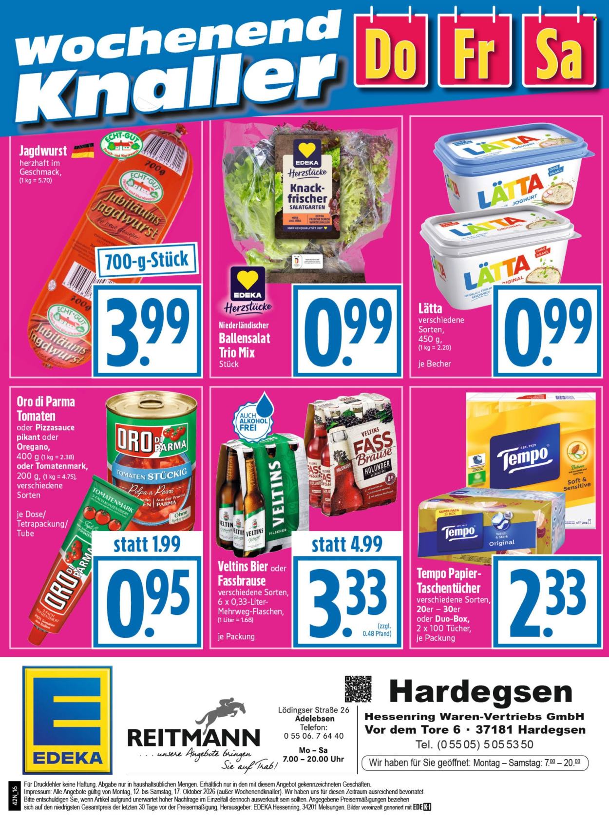 Leták Edeka - 12.10.2026 - 17.10.2026. Strana 16