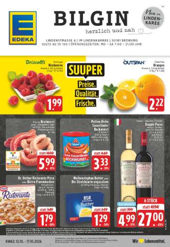 Prospekte Edeka - 12.10.2026 - 17.10.2026.