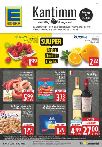 Prospekte Edeka - 12.10.2026 - 17.10.2026.
