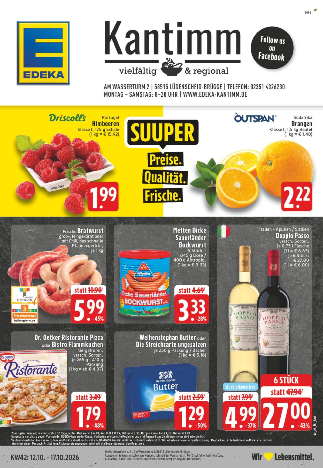 Leták Edeka - 12.10.2026 - 17.10.2026. Strana 1