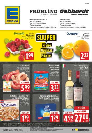 Prospekte Edeka - 12.10.2026 - 17.10.2026.