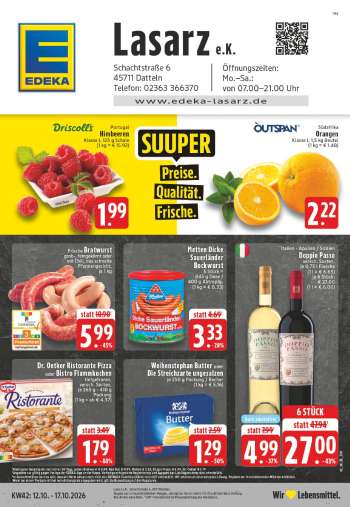 Prospekte Edeka - 12.10.2026 - 17.10.2026.
